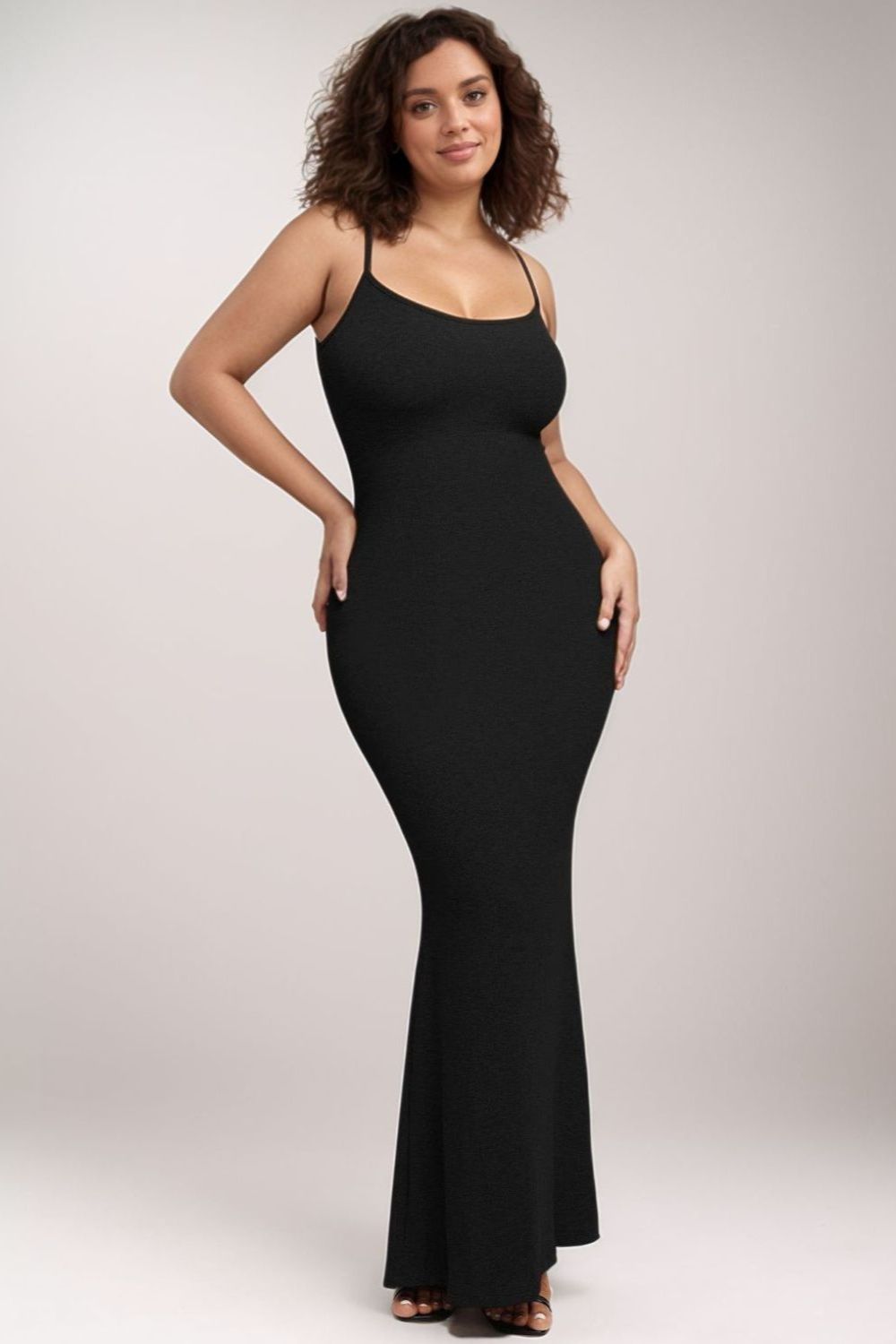 Basic Bae Built-In Shapewear Sleeveless Maxi Dress Trendsi