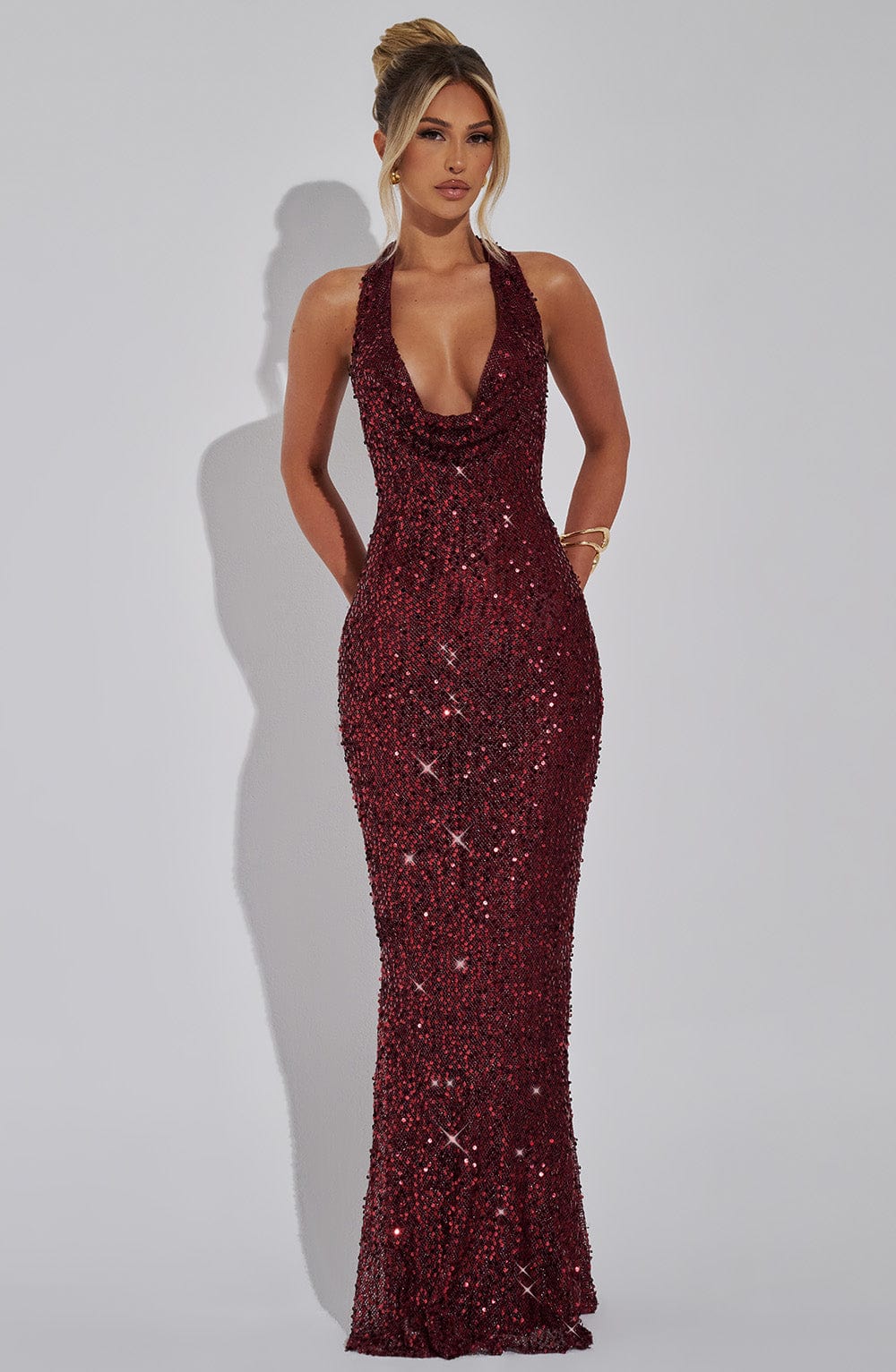 CHIC MELU SPARKLE MAXI DRESS