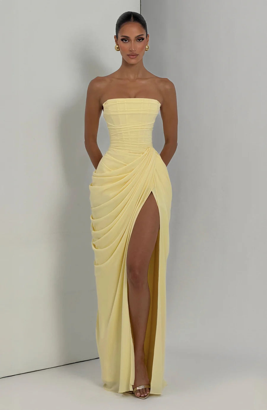 ATHENA MAXI DRESS-BLACK aclosy