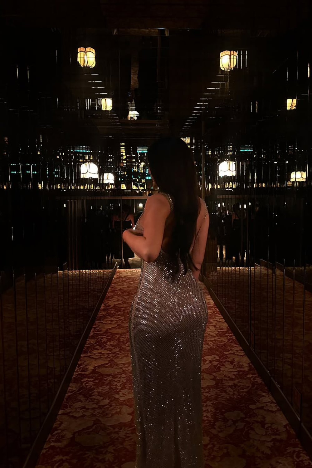 ALLURE SPARKLE MAXI DRESS