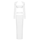 Women's Fashionable Simple Bandage Short Skirt Evening Clothes Aclosy