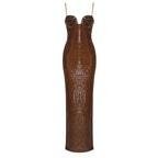 Champagne Gold Sequin Celeb Dress