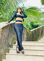 Women's Fashionable Simple Bandage Short Skirt Evening Clothes Aclosy