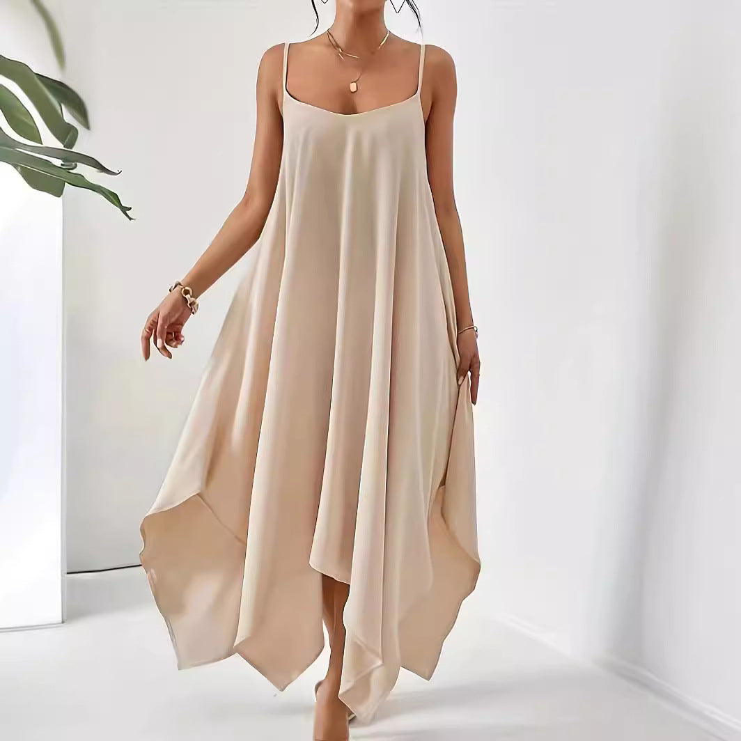 Scoop Neck Midi Cami Dress Trendsi