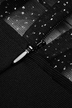 Yarn Long Sleeve Party Wedding Toast Small Dress aclosy