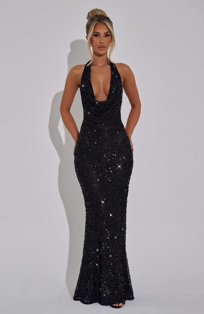 CHIC MELU SPARKLE MAXI DRESS