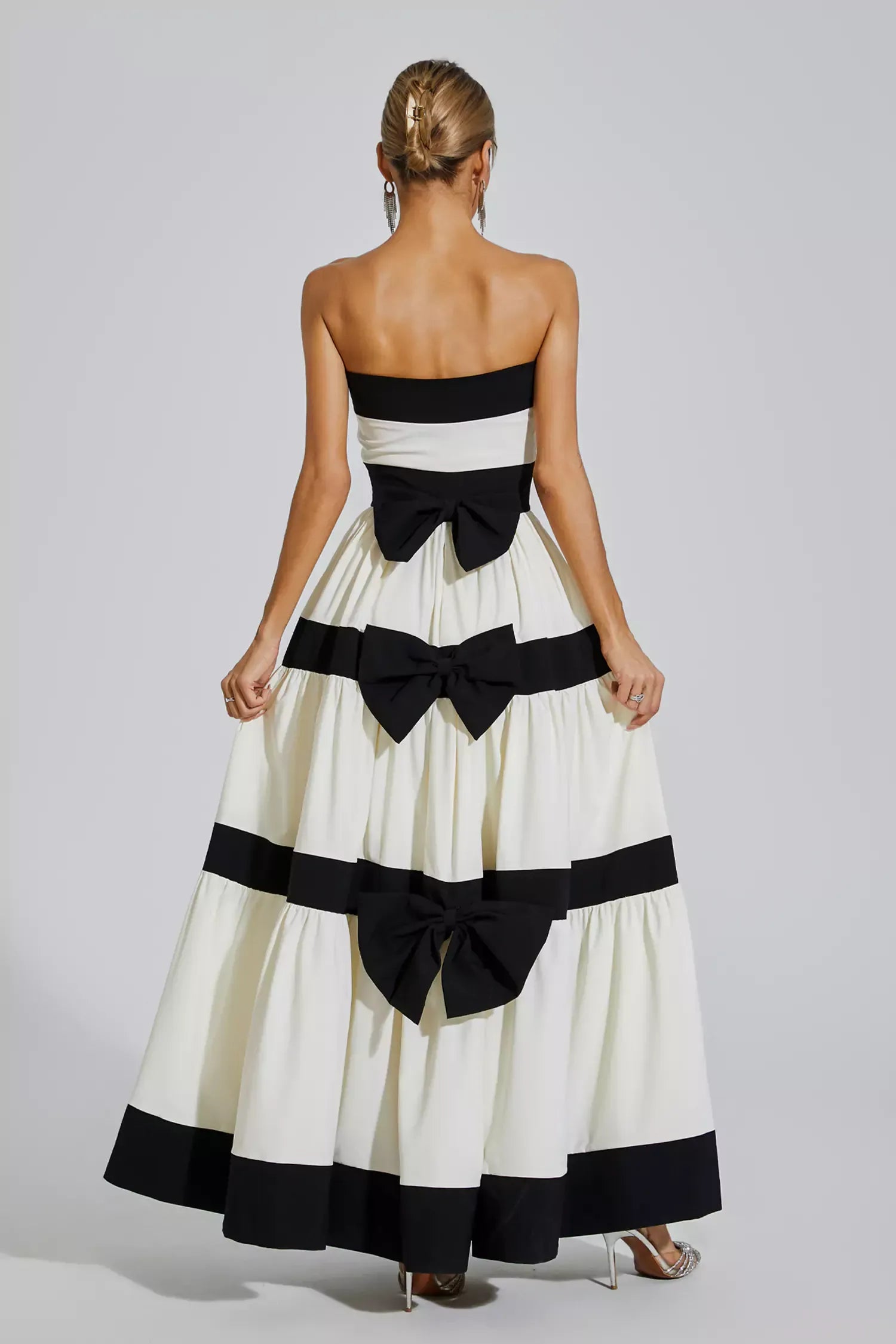 bow maxi dresses CHIC ELEGANT BOW MAXI DRESS – Aclosy