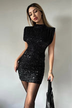 HELENA SPARKLING MINI DRESS