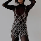 Octagonal Beads Hollow Out Body Chains Beaded Handmade Clothing Aclosy