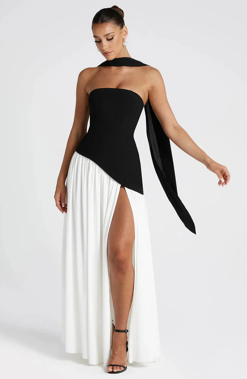 Malana Off shoulder Maxi Dress
