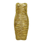 Sling V-neck Sexy Western Waist Short Skirt Dress Bottoming Dress Aclosy