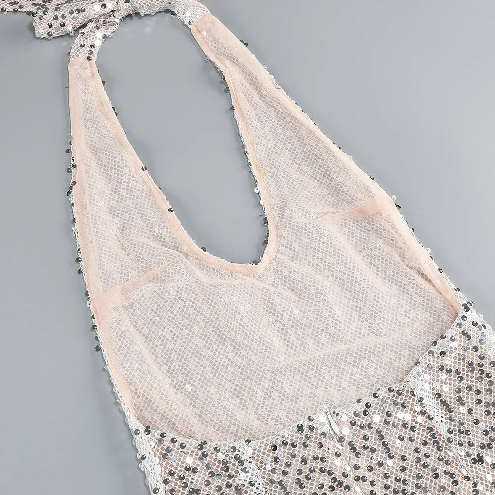 CHIC MELU SPARKLE MAXI DRESS