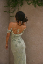 Gia Backless Maxi Strapless Dress