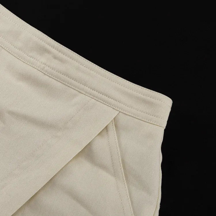 Chic Lapel Pocket Two-Piece Set