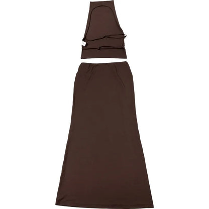 Sleeveless Vest Slim Fit Long Dress Suit