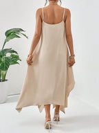 Scoop Neck Midi Cami Dress Trendsi