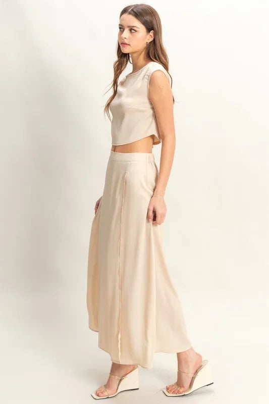 HYFVE Sleeveless Top and Maxi Skirt Set
