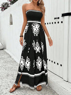Elegant Palace Sleeveless Dress – Chest-Lift Waist-Cinch Fit