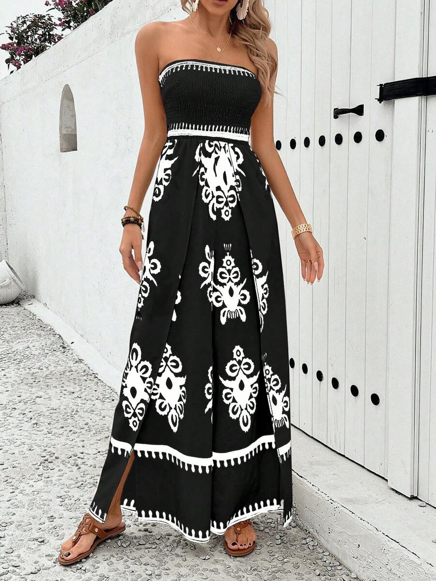 Elegant Palace Sleeveless Dress – Chest-Lift Waist-Cinch Fit