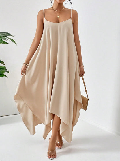 Scoop Neck Midi Cami Dress Trendsi