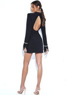 ELERKA MINI FUR SLEEVED BLAZER