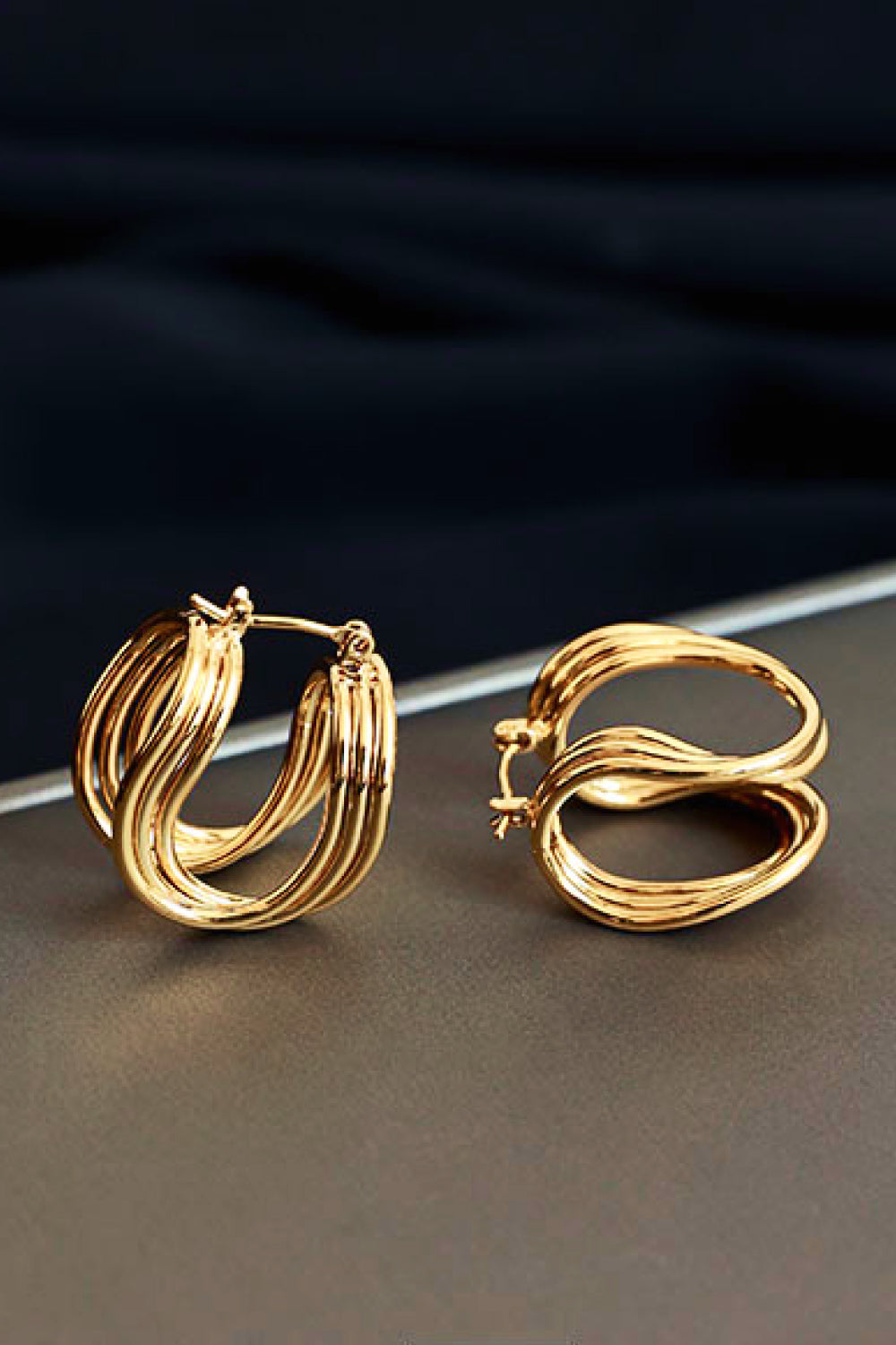 U-Shaped Hoop Earrings Trendsi