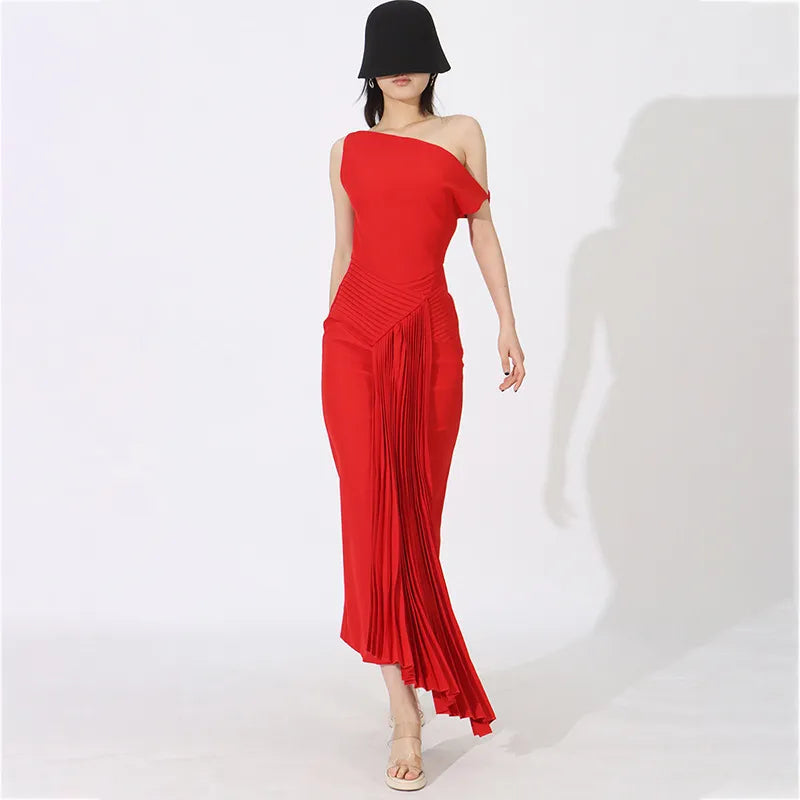 Jekia One shoulder Maxi Dress