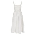 French Retro Square Collar Sling Dress null