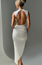 ALESA MIDI BACKLESS DRESS