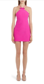 Halter Backless Tight Short Dress Women Aclosy