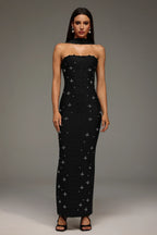 Alana elegant beaded maxi dress