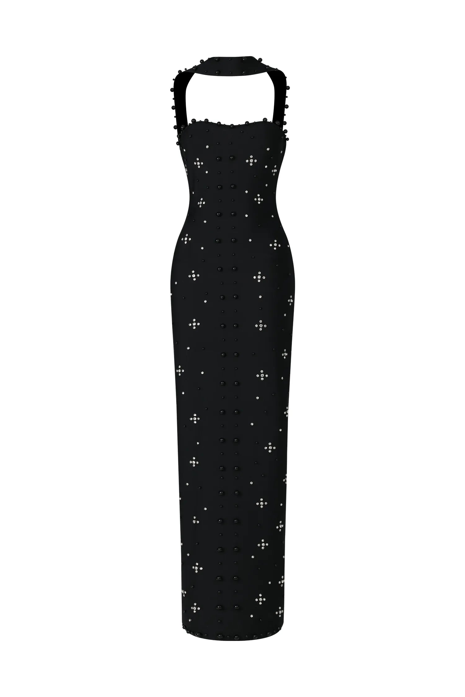 Alana elegant beaded maxi dress