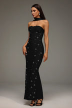 Alana elegant beaded maxi dress
