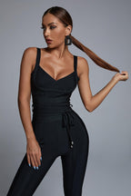 Women's Fashion Simple Casual Camisole Jumpsuit Aclosy