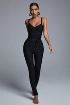 Women's Fashion Simple Casual Camisole Jumpsuit Aclosy