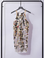 MIRROR DISC MINI METALLIC DRESS