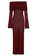 ALLURE BOUCLE MAXI DRESS