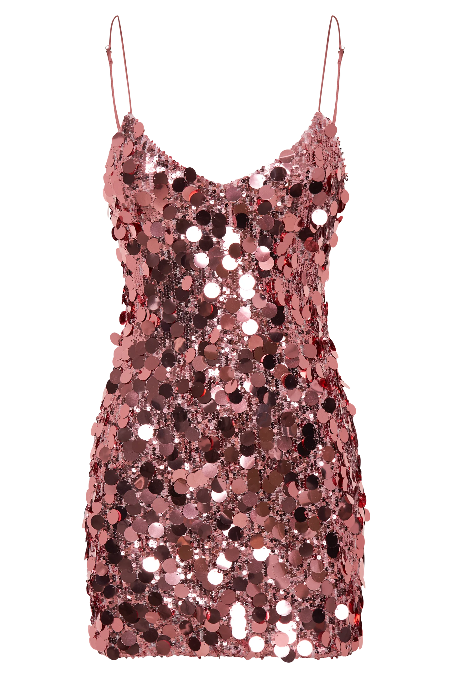 DARIKA SEQUIN MINI CANDY PINK DRESS