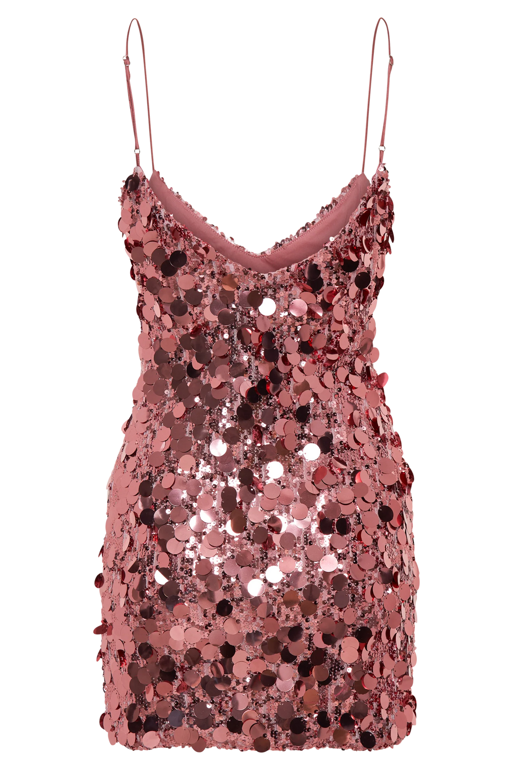DARIKA SEQUIN MINI CANDY PINK DRESS