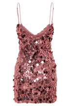 DARIKA SEQUIN MINI CANDY PINK DRESS
