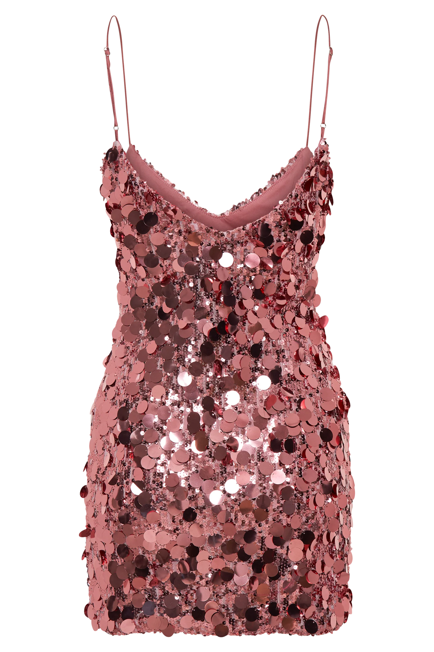 DARIKA SEQUIN MINI CANDY PINK DRESS