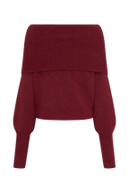 Athena Elegant Burgundy Dress-Set