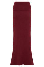 Athena Elegant Burgundy Dress-Set