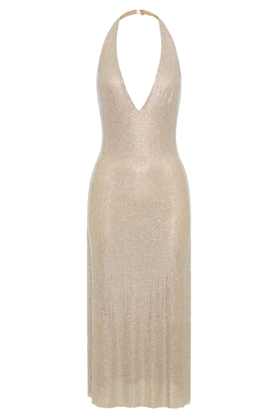 Allure Sparkling Midi Dress - Elegant Sequin Bodycon Party Dress (Copy) Aclosy