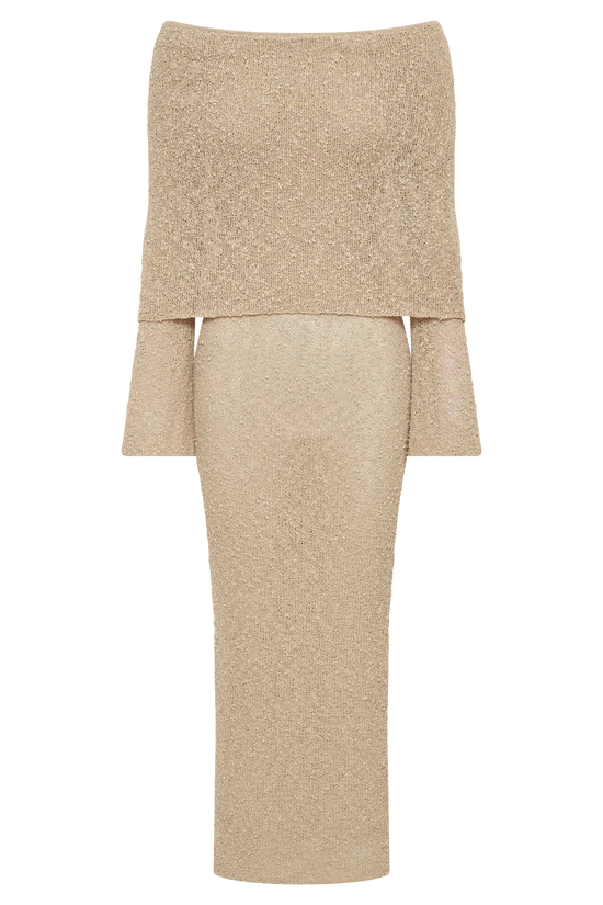 ALLURE BOUCLE MAXI DRESS