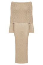 ALLURE BOUCLE MAXI DRESS