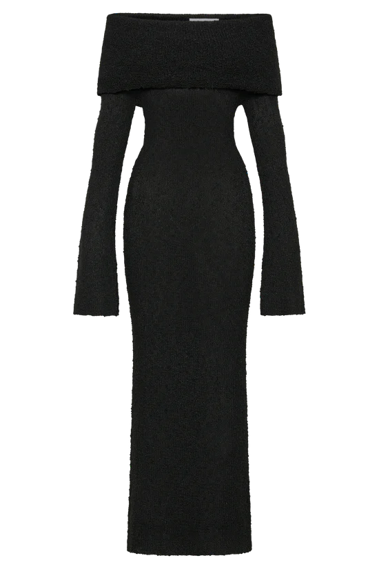 ALLURE BOUCLE MAXI DRESS