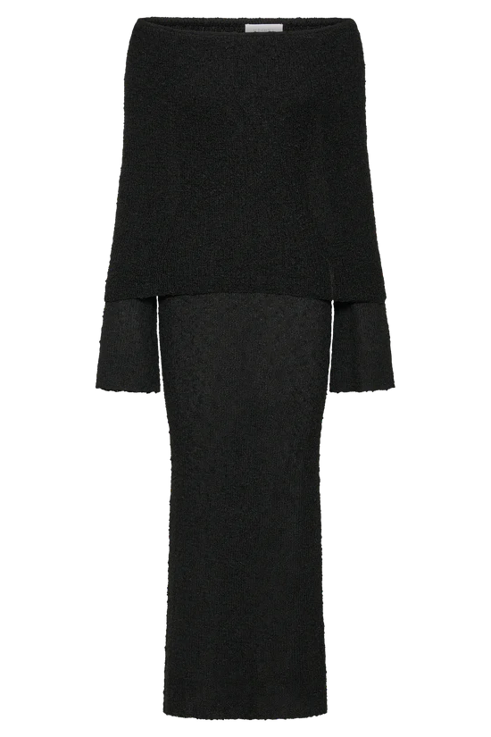 ALLURE BOUCLE MAXI DRESS