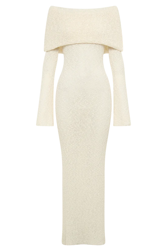 ALLURE BOUCLE MAXI DRESS