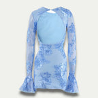 Eleka Mesh Mini Sleeved Dress